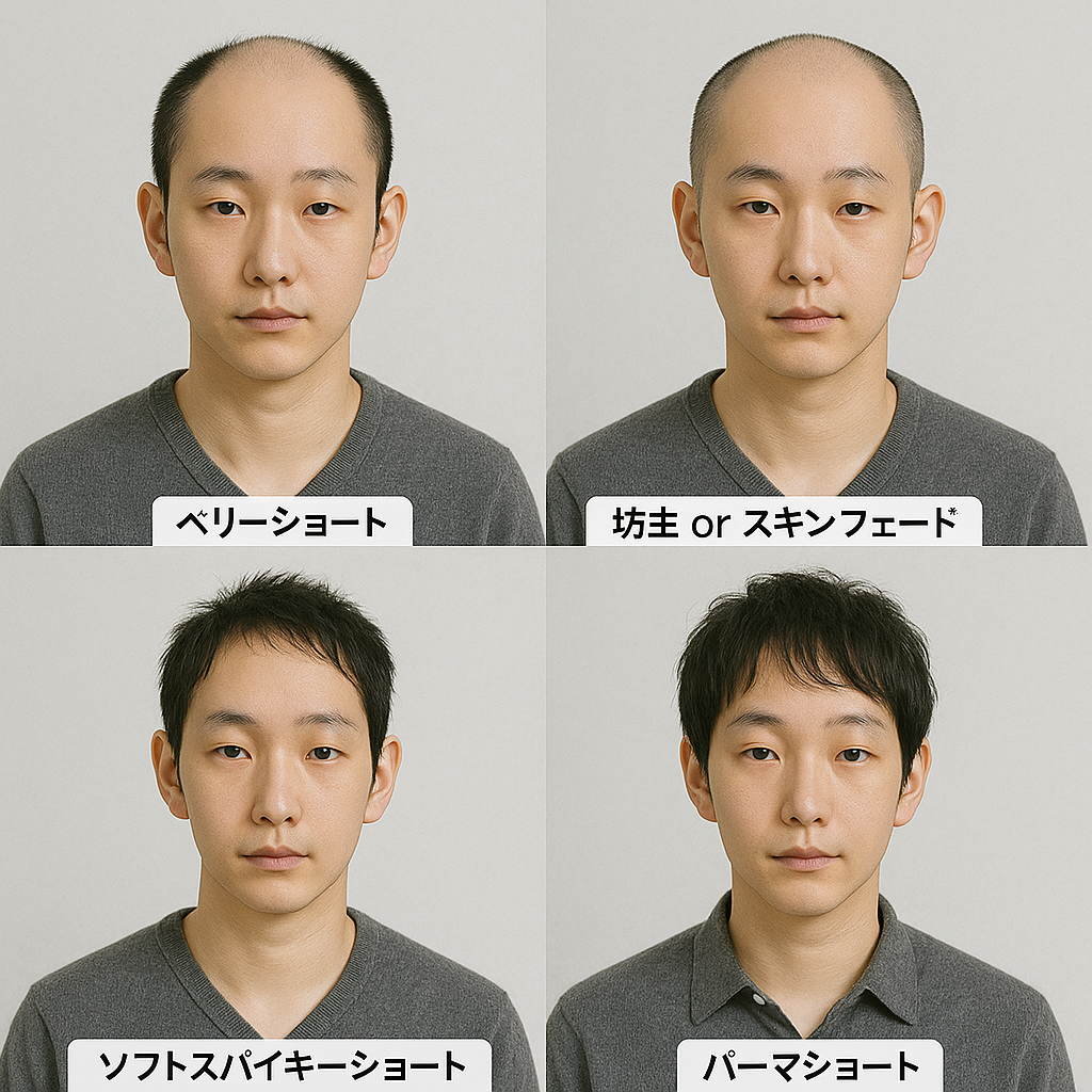 U字型の方におすすめの髪型