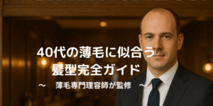 40代の薄毛に似合う髪型完全ガイド