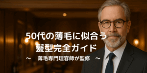 50代の薄毛に似合う髪型完全ガイド