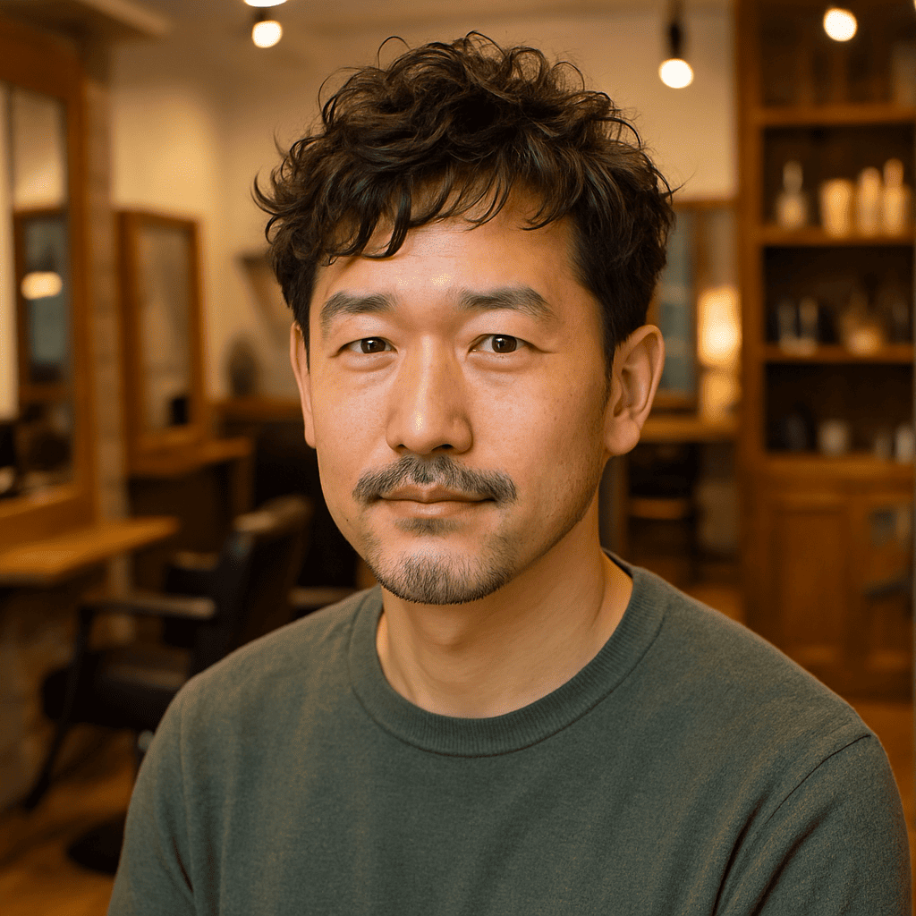 ランダムパーマ　４０代