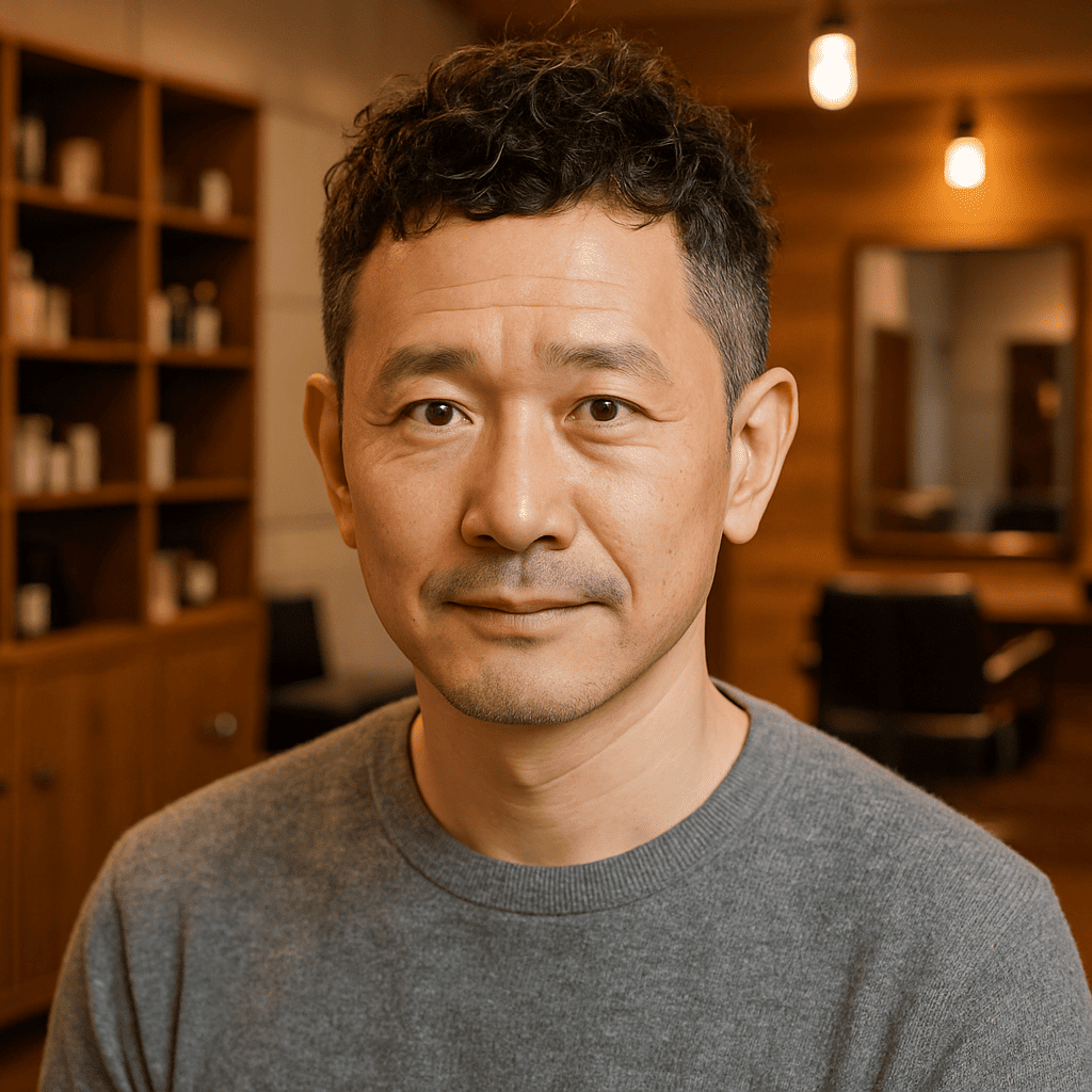 ベリーショート×ソフトパーマ　50代
