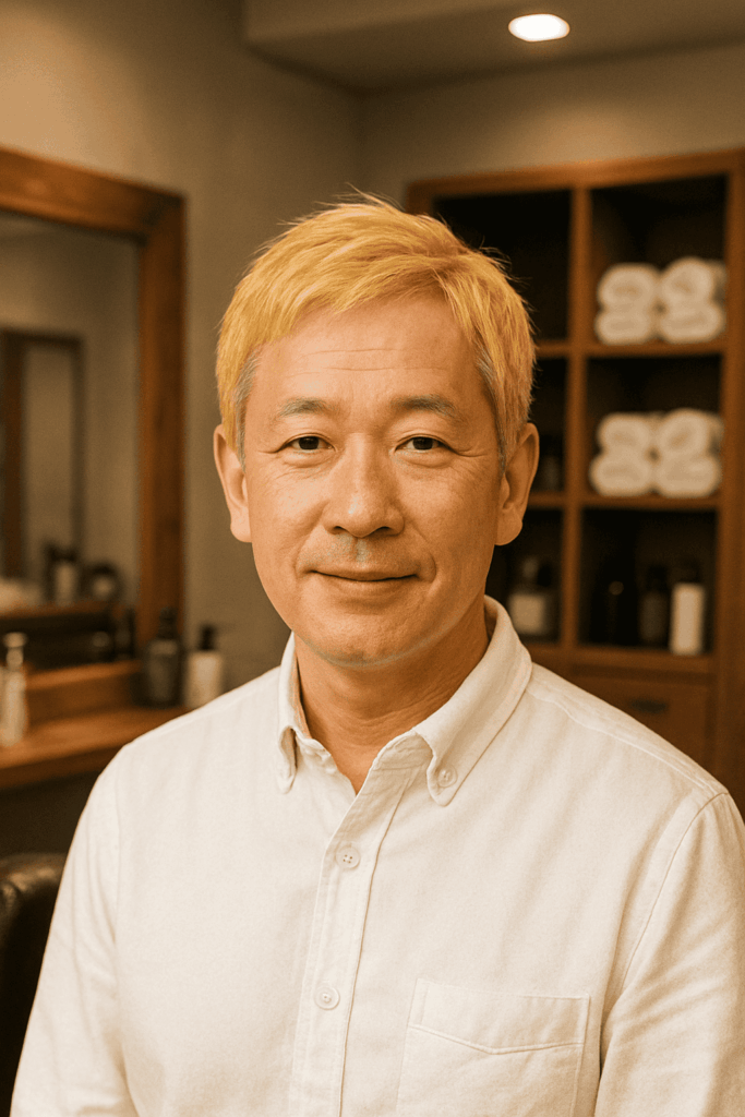 50代　明るめのカラーリング