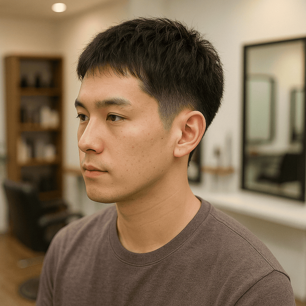 全体を短めにカット 若ハゲ かっこいい 銀座 美容室 SARUTAHIKO