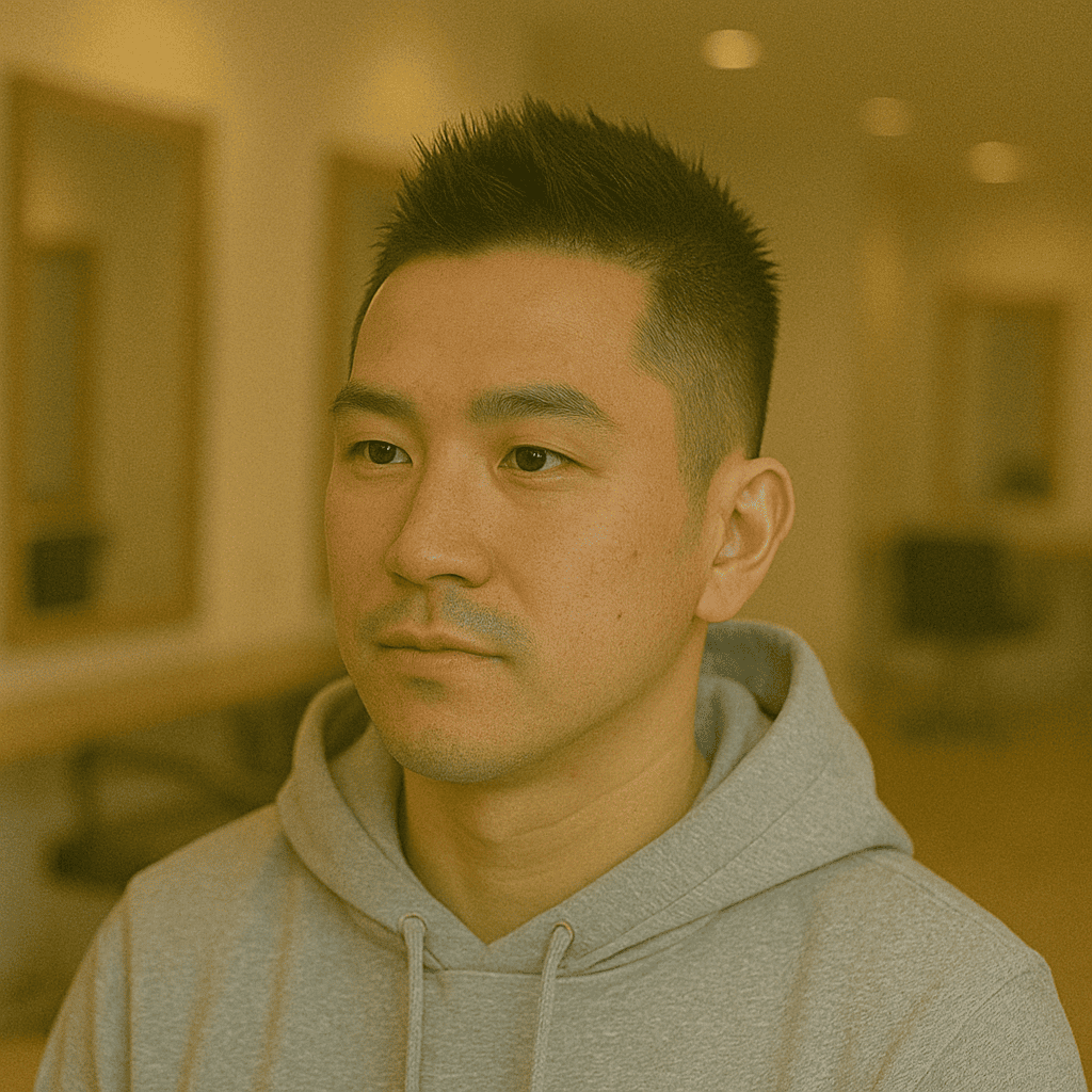 ソフトモヒカン風ショート　はげ　かっこいい　銀座 美容室　SARUTAHIKO