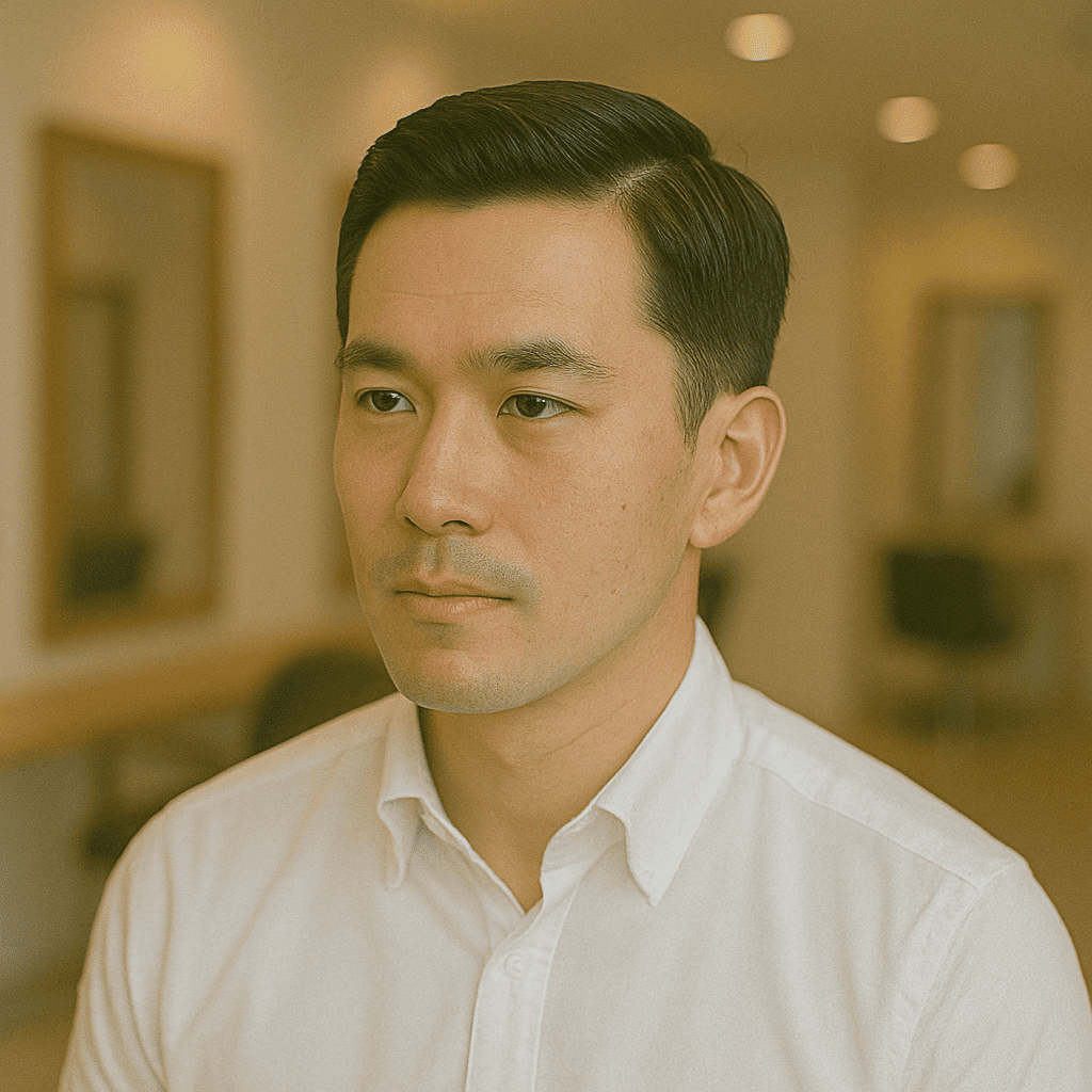 クラシカルショート　はげ　かっこいい　銀座 美容室　SARUTAHIKO