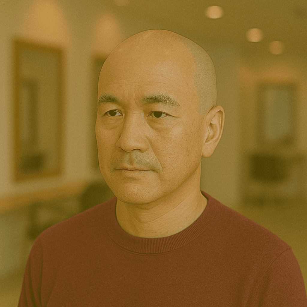 ソフトスキンヘッド　はげ　かっこいい　銀座 美容室　SARUTAHIKO