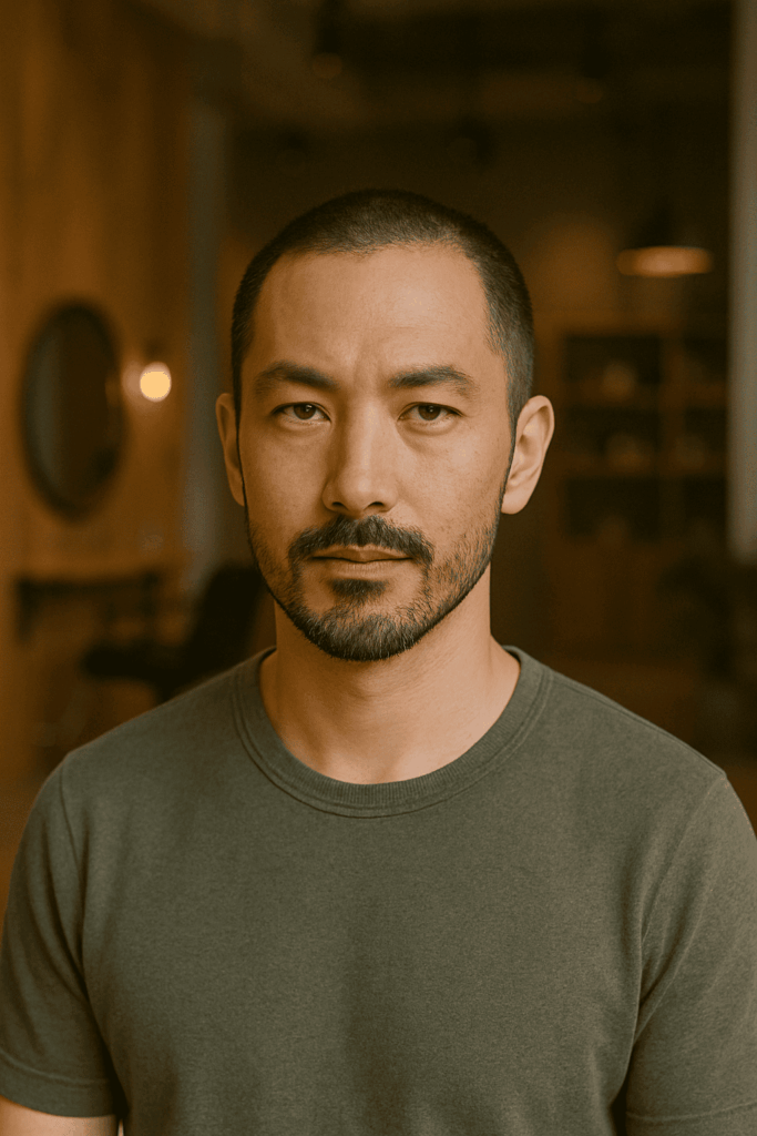 40代薄毛に似合うメンズカット 銀座 美容室 SARUTAHIKO ワイルドベリーショート