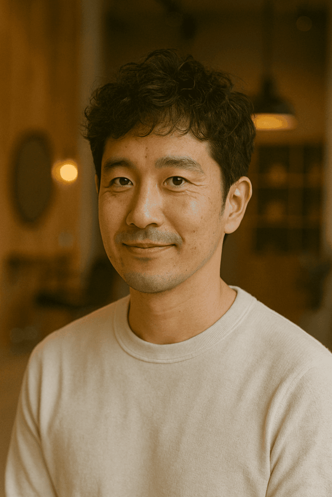 40代薄毛に似合うメンズカット 銀座 美容室 SARUTAHIKO ボリュームアップパーマ