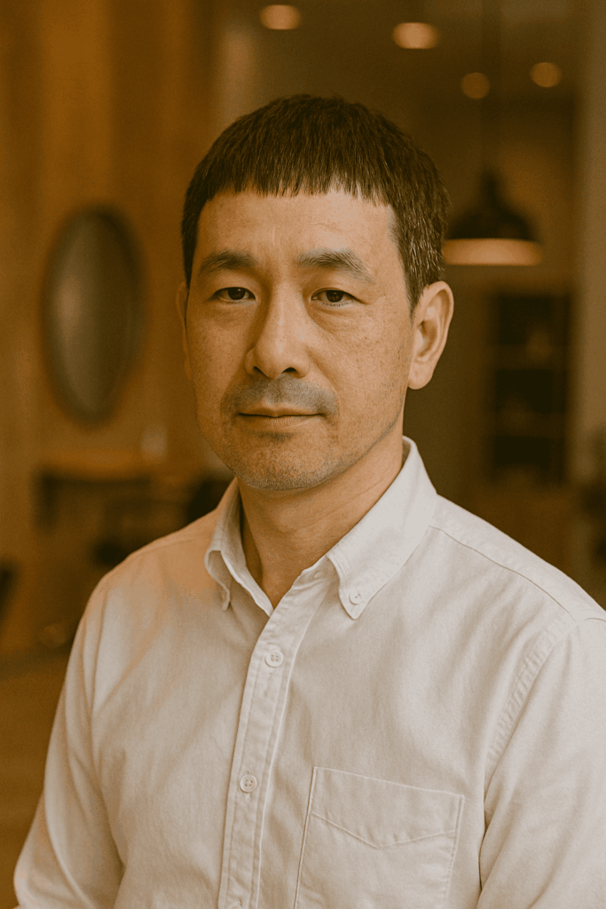 40代薄毛に似合うメンズカット 銀座 美容室 SARUTAHIKO ショートバング
