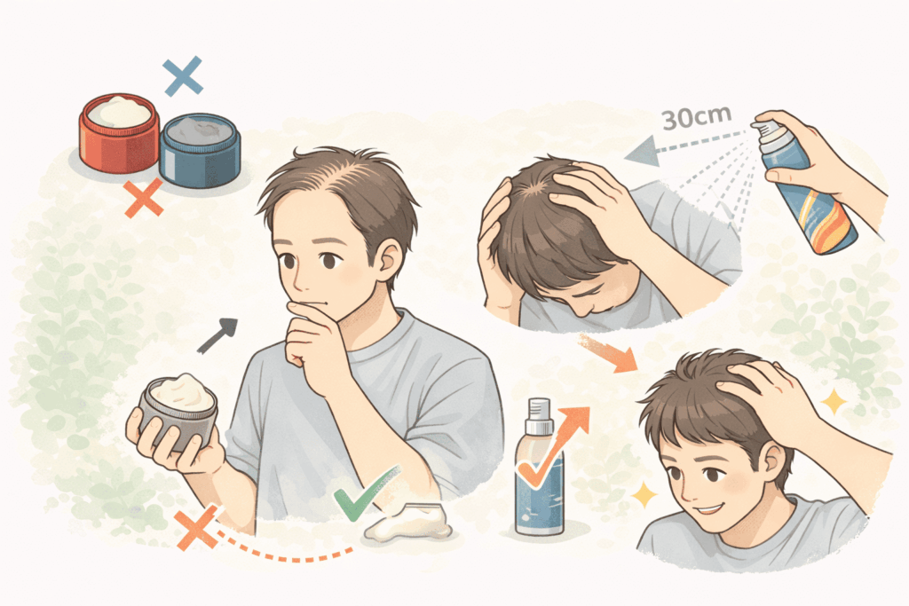 薄毛 効果的なヘアワックス