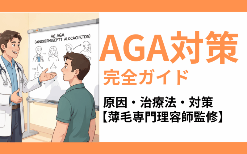 AGA治療の前に知っておきたいこと｜薄毛専門理容師が本音で解説