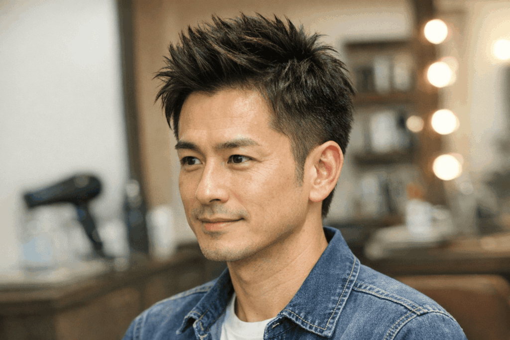 トップにボリュームを出すスタイリング術