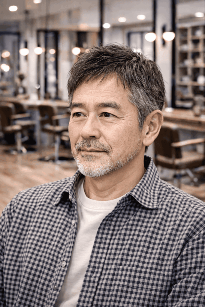 60代 レイヤーショート