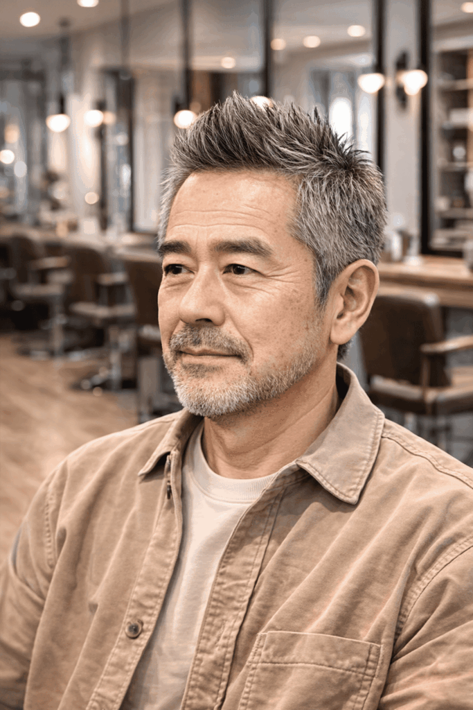 60代男性 ソフトモヒカン