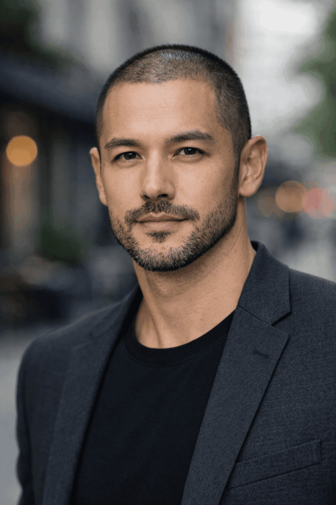 輪郭補正ひげ（フェイスライン強調）