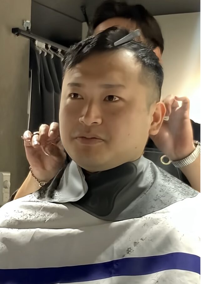 30代男性カットモデル