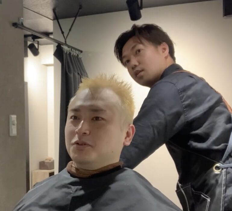 30代男性カットモデル