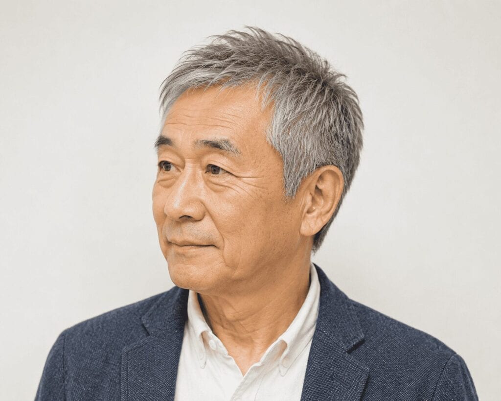 70代男性 3. ナチュラルショート