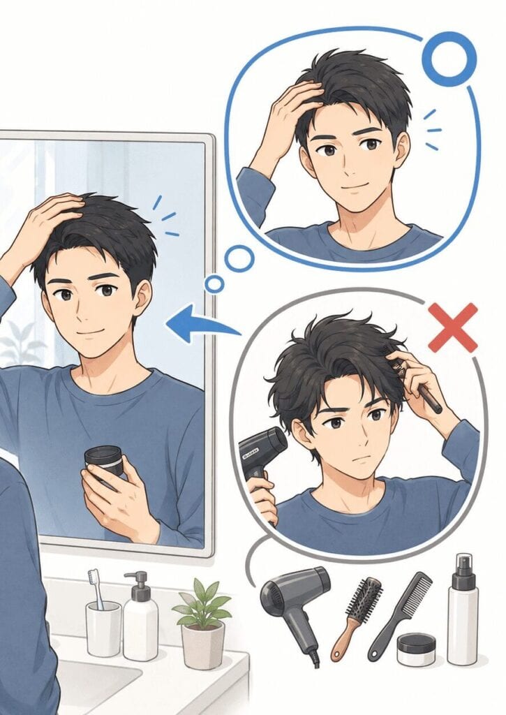 毎日のヘアセットに使える時間