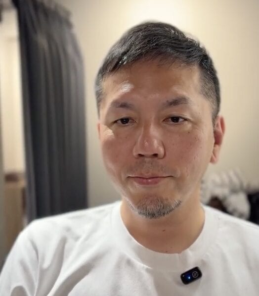 頭頂部・つむじ薄毛を毛流れで自然にカバーした40代男性のカット後